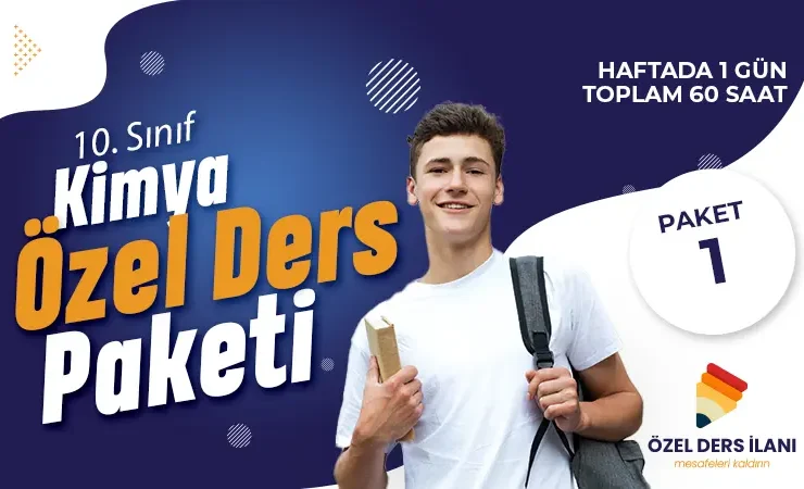 10. Sınıf Kimya Özel Ders Paketi 1