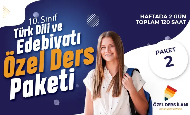 10. Sınıf Türk Dili ve Edebiyatı Özel Ders Paketi 2