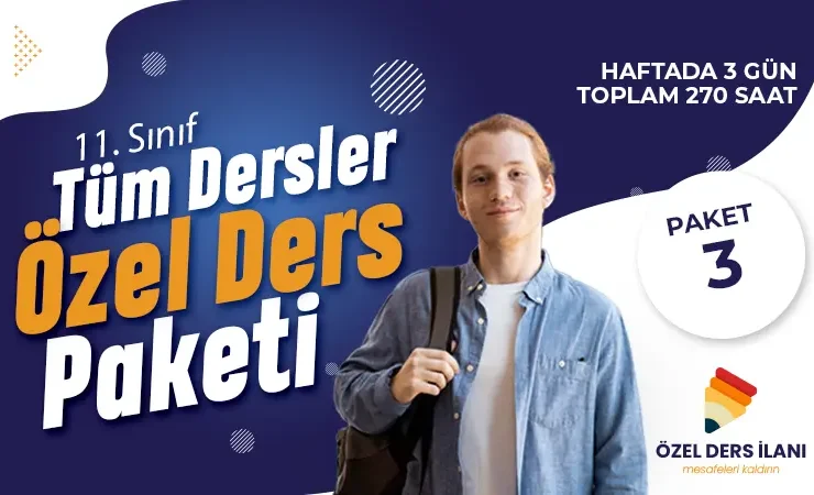 11. Sınıf Tüm Dersler Özel Ders Paketi 3