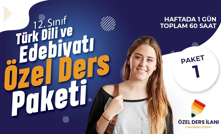 12. Sınıf Türk Dili ve Edebiyatı Özel Ders Paketi 1