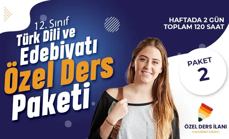 12. Sınıf Türk Dili ve Edebiyatı Özel Ders Paketi 2