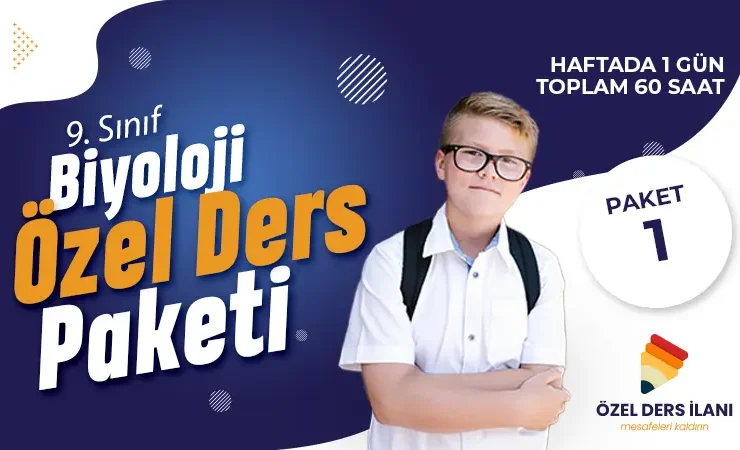 9. Sınıf Biyoloji Özel Ders Paketi 1