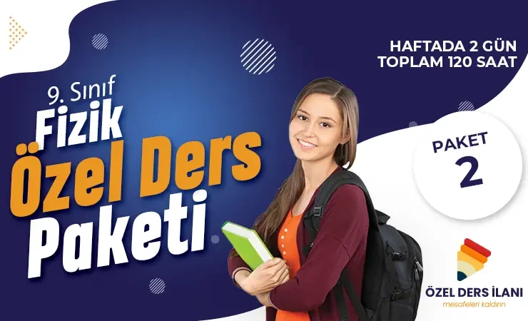 9. Sınıf Fizik Özel Ders Paketi 2