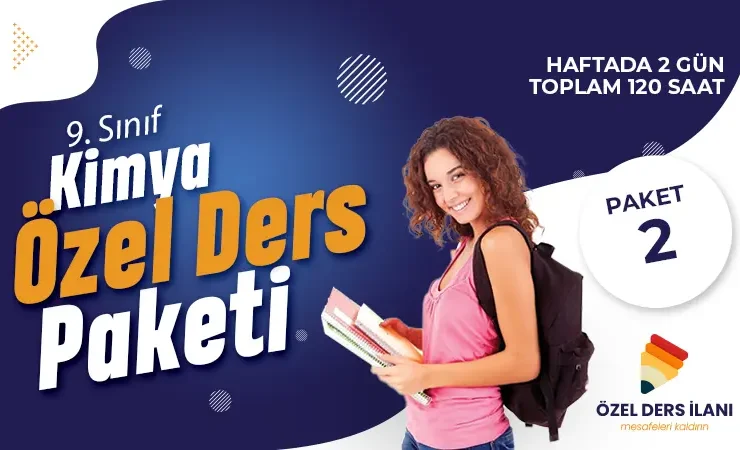 9. Sınıf Kimya Özel Ders Paketi 2