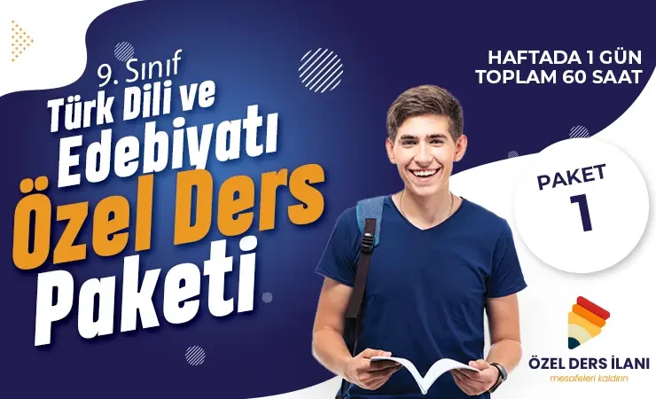 9. Sınıf Türk Dili ve Edebiyatı Özel Ders Paketi 1