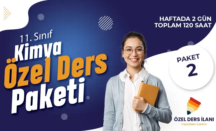 11. Sınıf Kimya Özel Ders Paketi 2