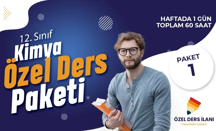 12. Sınıf Kimya Özel Ders Paketi 1