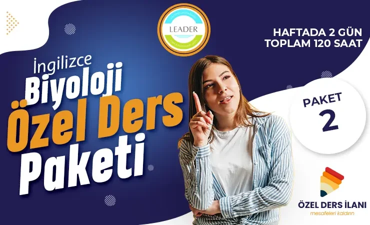 LEADER School İngilizce Biyoloji Özel Ders Paketi 2